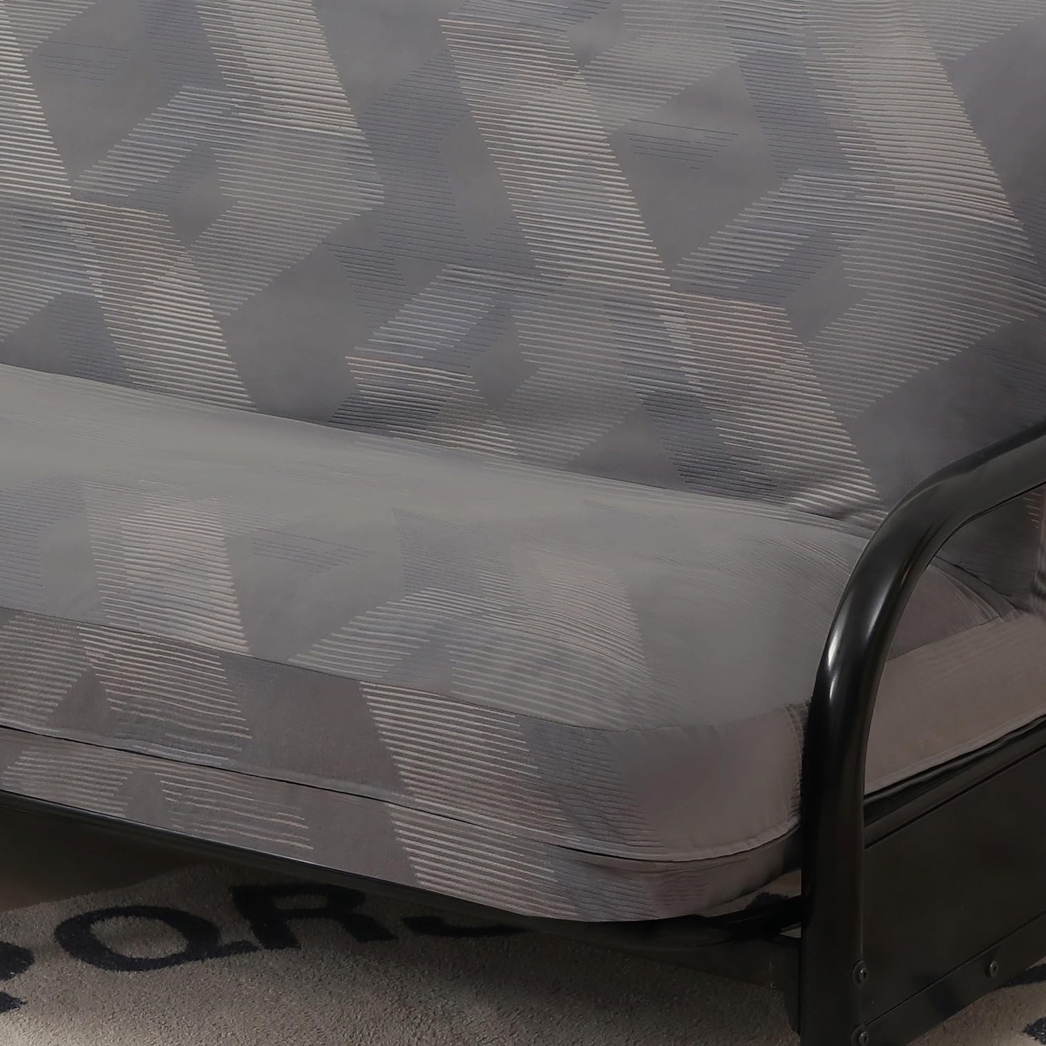 Octorose 3 Side Zipper Heavy Duty Chenille Futon Cover/Slipcover/Sofa Daybed Mattress Cover Couch Protector (Cover Only) (Velvet