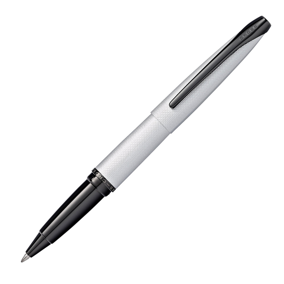 Cross Atx Brushed Metallic Refillable Gel Ink Rollerball Pen, Medium Rollerball, Includes Premium Gift Box - Brushed Chrome
