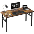 Need 47 inches Computer Desk Office Desk Folding Table with BIFMA Certification Computer Table Workstation, Rustic Brown AC5FB-1