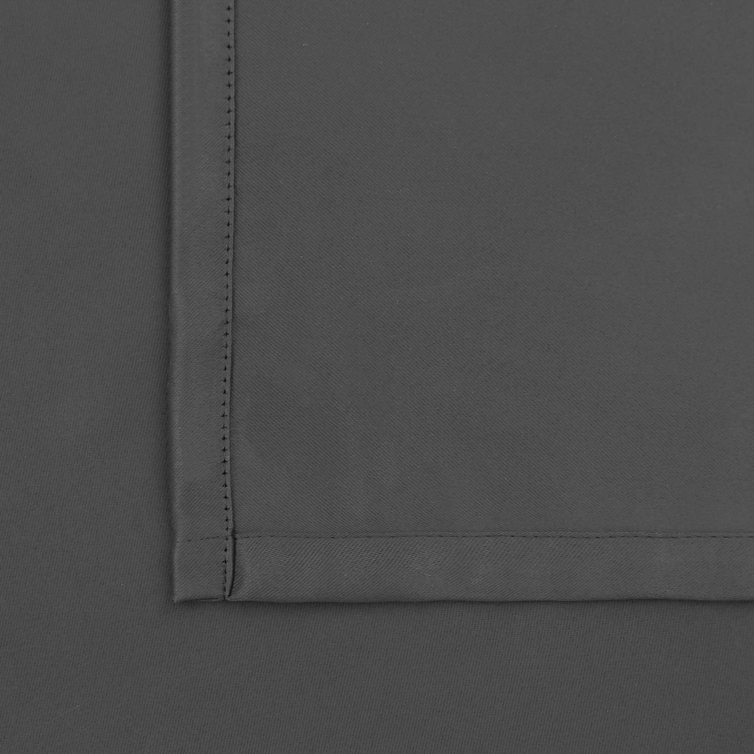 Bgment Grey Curtains For Living Room 72 Inch Length 2 Panels - Thermal Insulated Curtains For Bedroom Rod Pocket And Back Tab Room Darkening Curtains, 42 X 72 Inch, Dark Grey