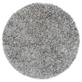 Rizzy Home Alora Decor Pearl 3' Round Solid Lt. Gray Hand-Tufted Area Rug