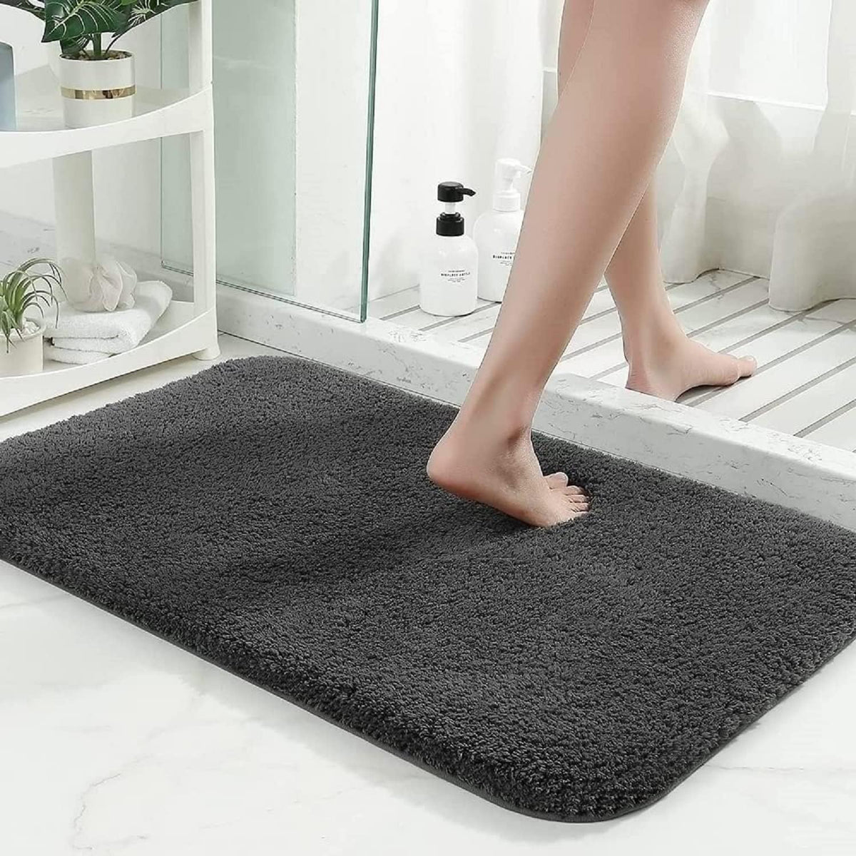 VHM Microfiber Door Mats for Bathroom Home Living Room Kitchen Office Bedroom Balcony ETC. Anti Skid Water Soak Dirt Mud Trapper
