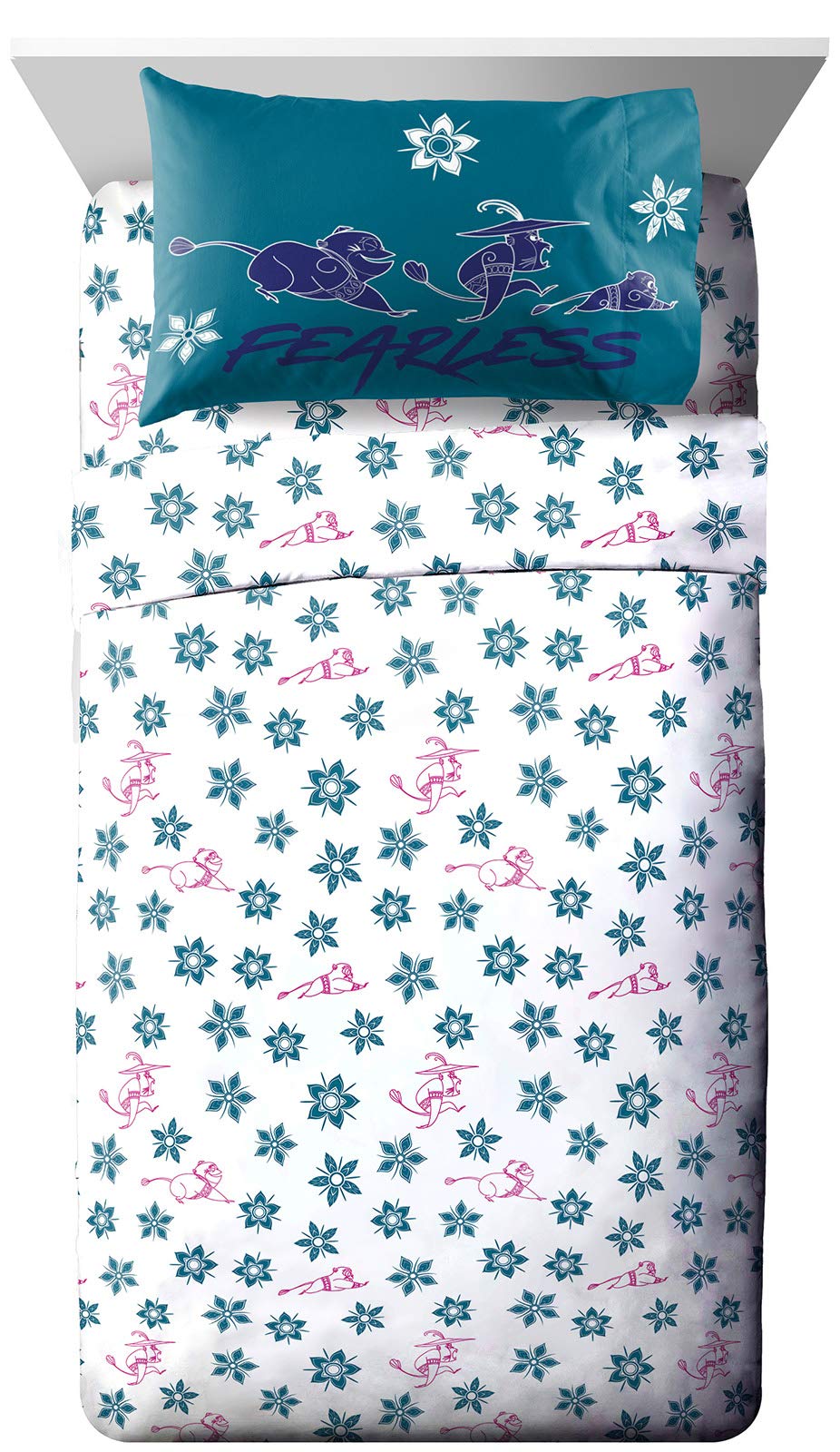 Disney Raya & The Last Dragon Eternals Twin Sheet Set - 3 Piece Set Super Soft And Cozy Kidas Bedding - Fade Resistant Microfibe