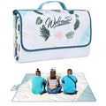 DanCoom Picnic Blanket, Foldable Waterproof Sand Mat, Extra Large Picnic Blanket Outdoor Picnic Mat Beach Blanket for Park Grass
