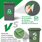 Sukh 6 Pack Recycle Sticker For Trash Can Large Sign Garbage Recycling Sticker Reuse Recycle Vinyl Perfect For Kitchen Necessity