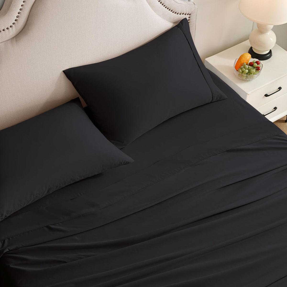 Swiftify Full Size Bed Sheets Set, 4 Pieces Hotel Luxury Soft Microfiber Bed Sheets Set, Up To 16' Deep Pockets, Oeko-Tex Sheet