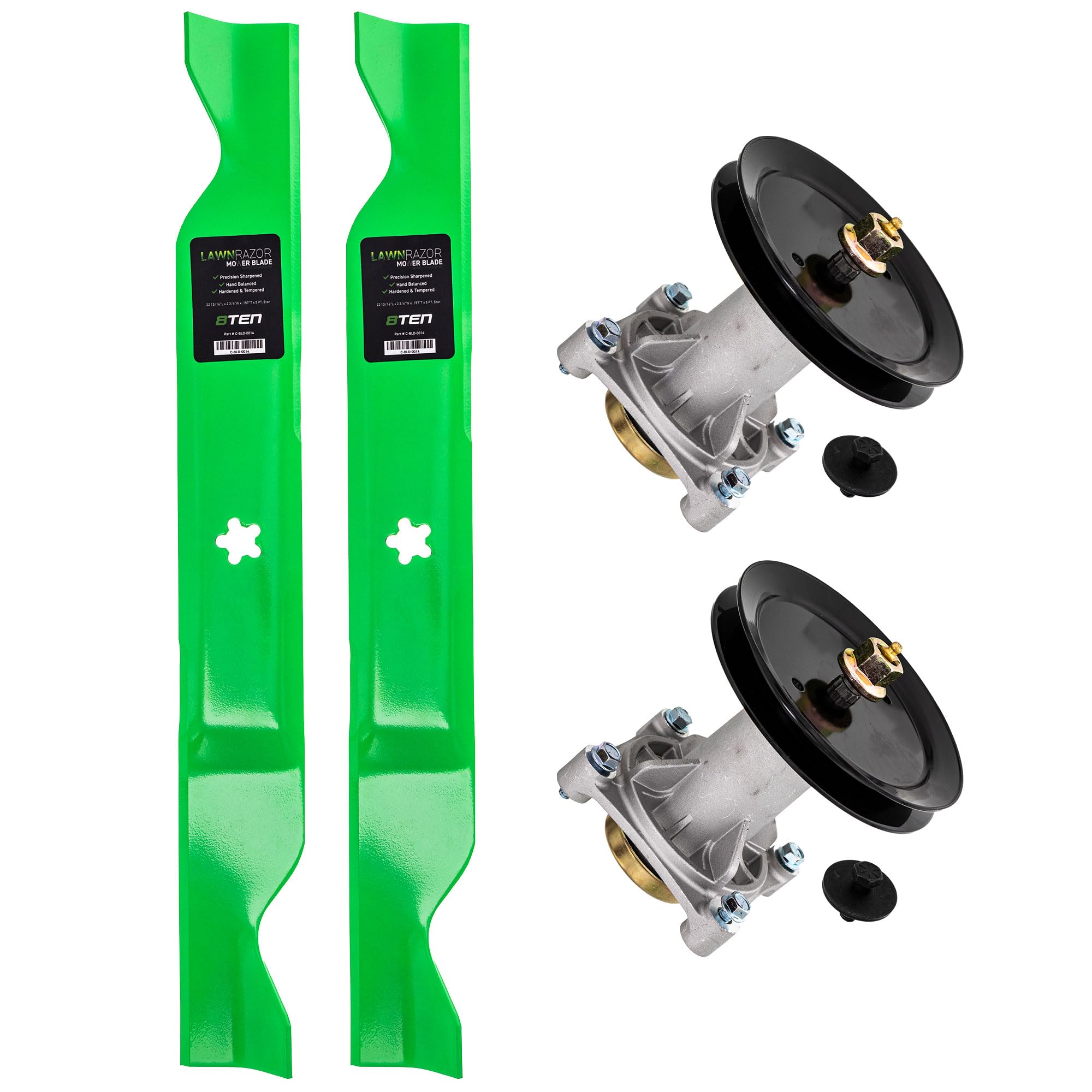 8Ten Deck Rebuild Kit For Craftsman 917255621 917255840 917288132 917288140 Lawn Tractors Blade Spindle