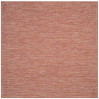 Safavieh Courtyard Collection Area Rug - 9' X 12', Red & Beige, Non-Shedding & Easy Care, Indoor/Outdoor & Washable-Ideal For Pa