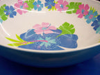 Amscan Floral Paradise Cool Large Melamine Round Bowl - 11 3/4'' X 3 1/2'', 1 Pc