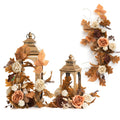 Lings Moment 2ft Handcrafted Flower Garland,Rose Flower Garland Floral Arrangements for Wedding Table Centerpieces/Floral Table