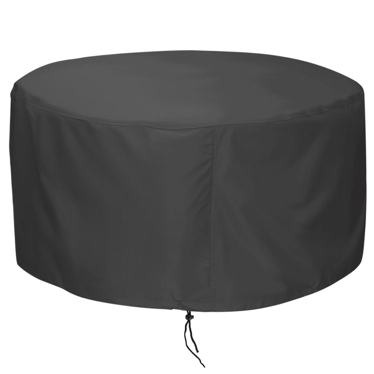 Lbting Fire Pit Cover, 48 Inch Cover For 40-48 Inch Round Firepit, Waterproof Windproof Dustproof Uv-Resistant Heavy Duty Cover