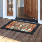 Briarwood Lane Pumpkins And Willows Autumn Doormat Primitive Fall Indoor/Outdoor 30' X 18'