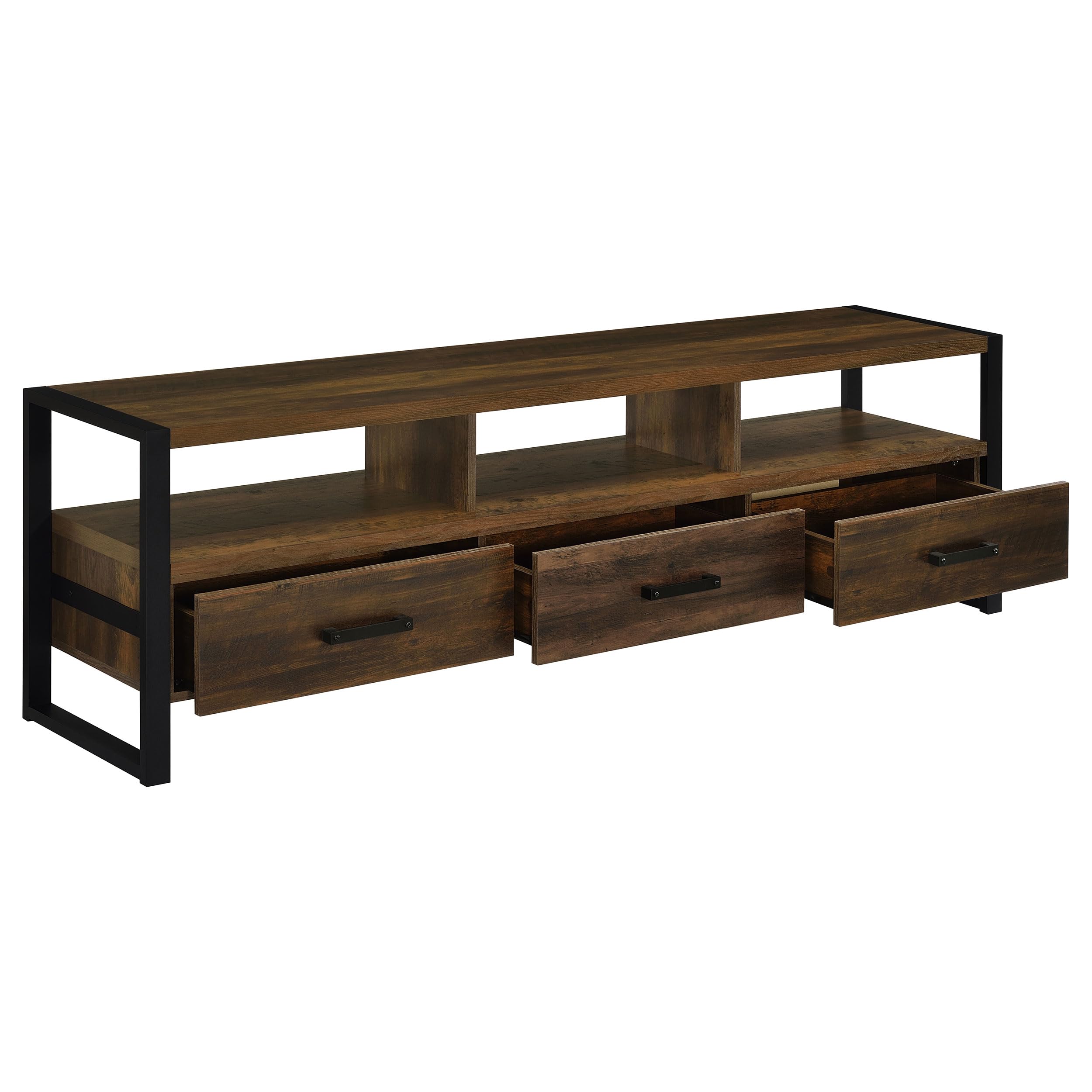 Coaster James 71&quot; TV Stand, Dark Pine