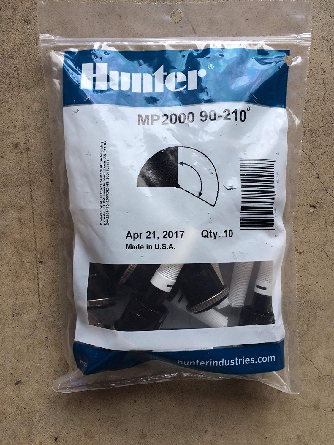 Sprinkler 10 Pack Hunter Mp Rotator Mp2000 210-270 13'-21 Nozzles