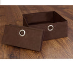 Furinno Wall-mounted Storage Shelf with 2 Bin Drawers, Espresso/Brown