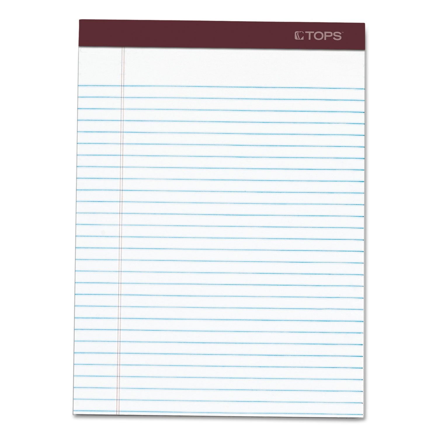 Tops Docket Gold Writing Pads, 8-1/2 X 11-3/4, Legal Rule, White Paper, 50 Sheets, 12 Pack (63960)