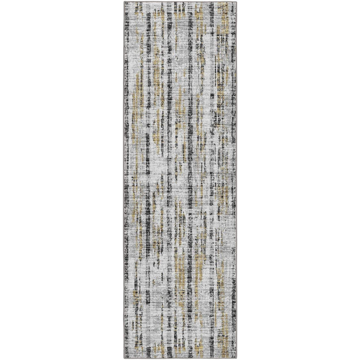 Winslow Wl6 Grey Transitional Rug Runner 2' 6&quot; X 8'