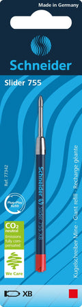 Schneider Schreibgerte Ballpoint Pen Refill Slider 755 Xb Red Single Blister Card