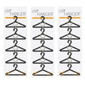Three by Three Seattle Metal Closet Hanger Connectors, 3Pack (12 Links)