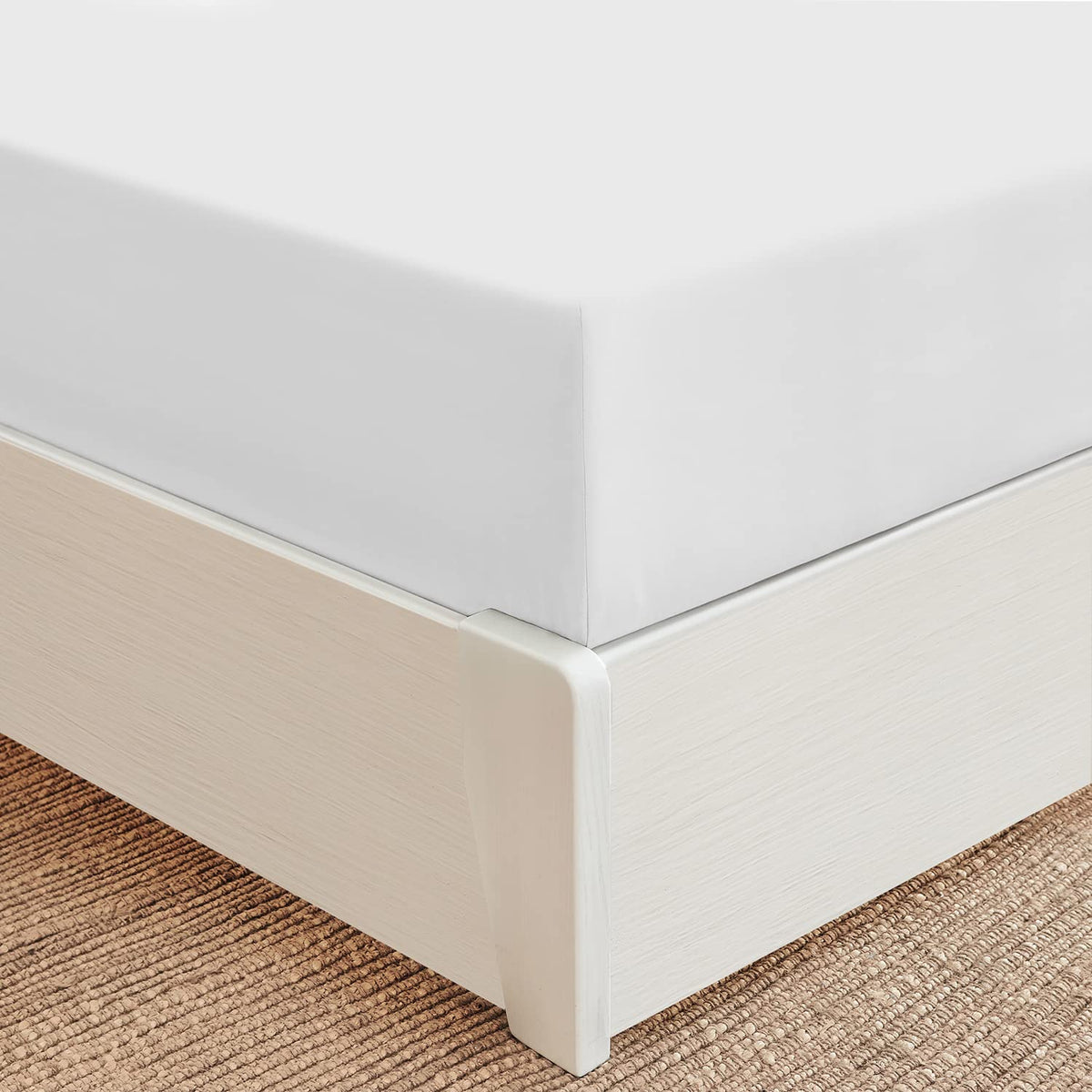 Mellanni King Fitted Sheet - Deep Pocket Cooling Sheets Up To 16 Inch - All Around Elastic - Hotel Luxury Bedding - Wrinkle, Fad