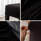 Genina Stretch Dining Bench Covers, Waterproof Stretch Jacquard Bench Seat Protector Cover, Rectangular Bench Cover For Bedrooms, Living Rooms, Kitchens, Removable, Washable