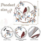 Ferraycle Metal Wall Art Bird On Tree Branch Bird Wall Silhouette Bird Wall Art Decor For Living Room Garden Bedroom Office Home