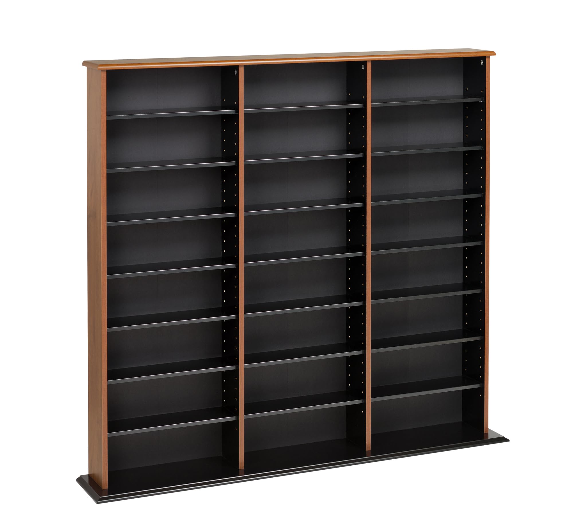 Prepac 3 Column Tall Cabinet Media Storage - Thumbnail 2