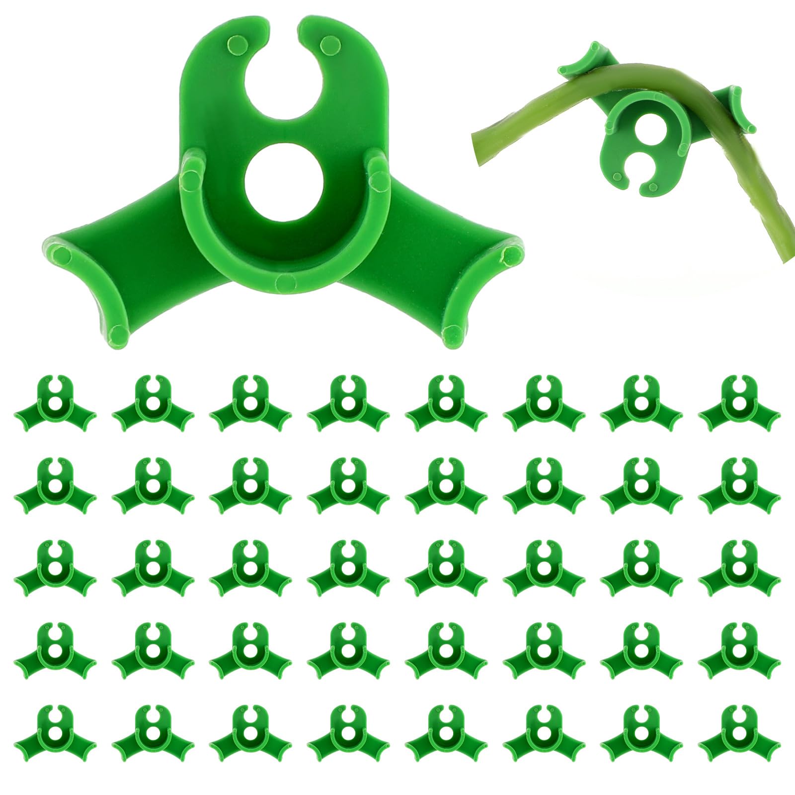 Giantree 40 Pcs Low Stress Plant Training Clips, 90 Degrees Low Stress Training Clips For Plant Stem Trainer Bud Plant Bender Fo