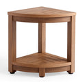 Corner Shower Stool for Shaving Leg, Waterproof Bathroom Shower Bench Seat for Inside Shower, Poly Lumber Plastic Shower Chair S