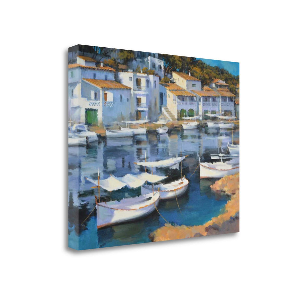 32' Coastal Inspired European Cove Gallery Wrap Canvas Wall Art