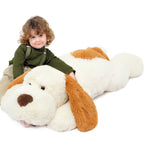 MorisMos Giant Dog Stuffed Animal 31', Soft Plush Dog Pillow, Big Puppy Plush Toy for Kids