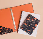 Steel Mill & Co Cute Large Spiral Notebook College Ruled, 11' X 9.5' With Durable Hardcover And 160 Lined Pages, Floral Vines