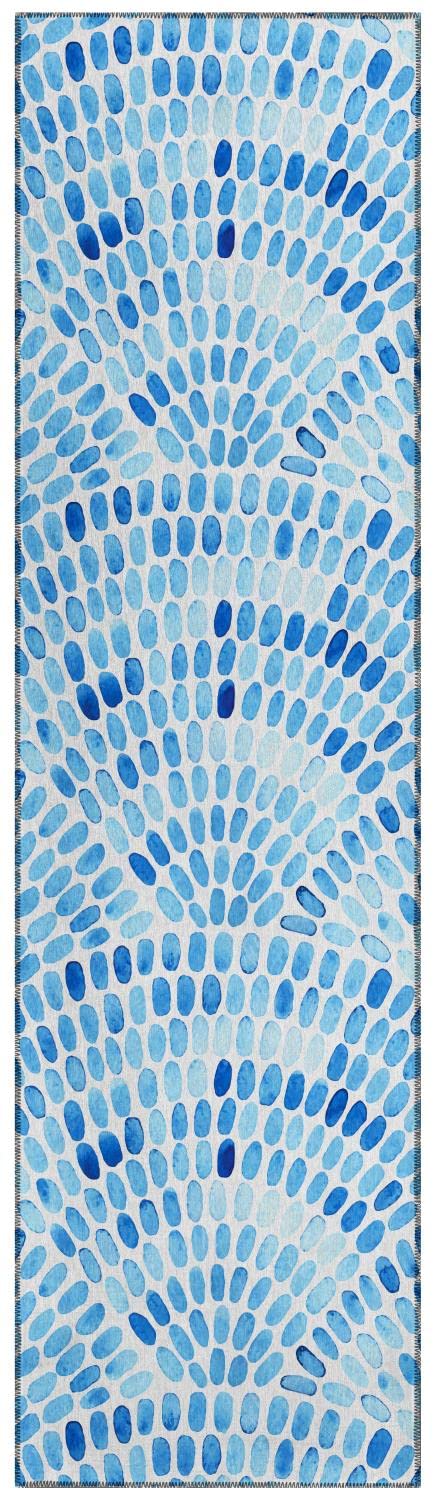 Dalyn Seabreeze Sz7 Indigo Washable 2'3&quot; X 7'6&quot; Runner Rug Sz7In2X8