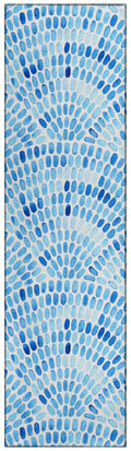 Dalyn Seabreeze Sz7 Indigo Washable 2'3" X 7'6" Runner Rug Sz7In2X8