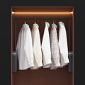 AngelParticle Electric Pull Down Closet Rod,Smart Closet Rods for Hanging Clothes;Touch Switch,AntiCollision,LED Light;Clothes 
