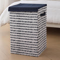 HOKIPO Foldable Laundry Basket for Clothes with Lid, Arrow (AR5319P4)