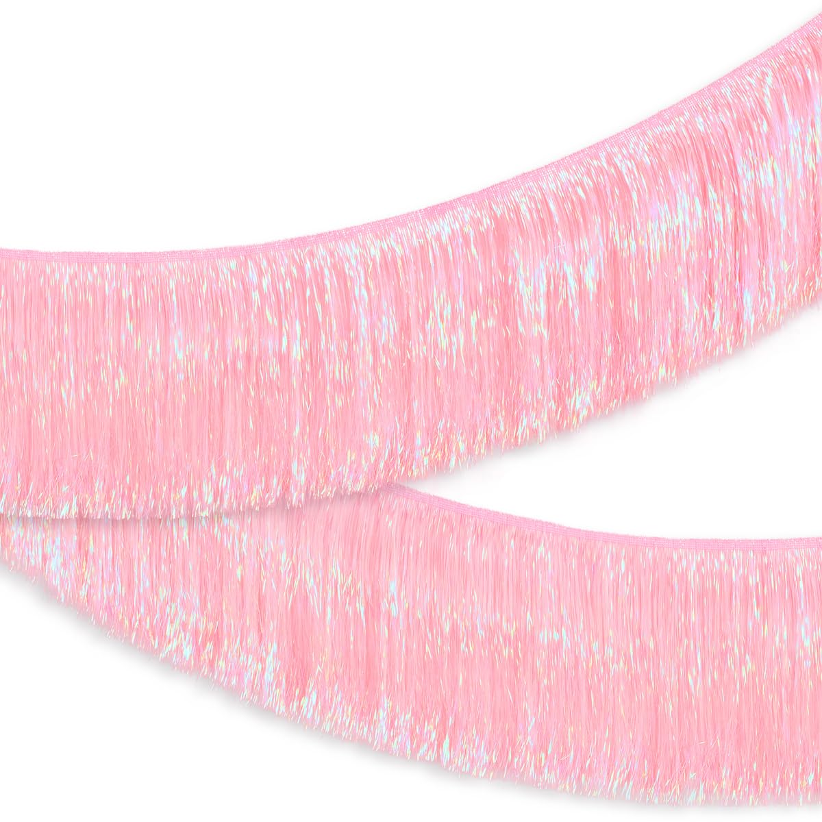 xo, Fetti Party Decorations Light Pink Fringe Banner - 4 ft. | Bachelorette Party Supplies, Birthday Photo Booth, Bach Decor, Bd