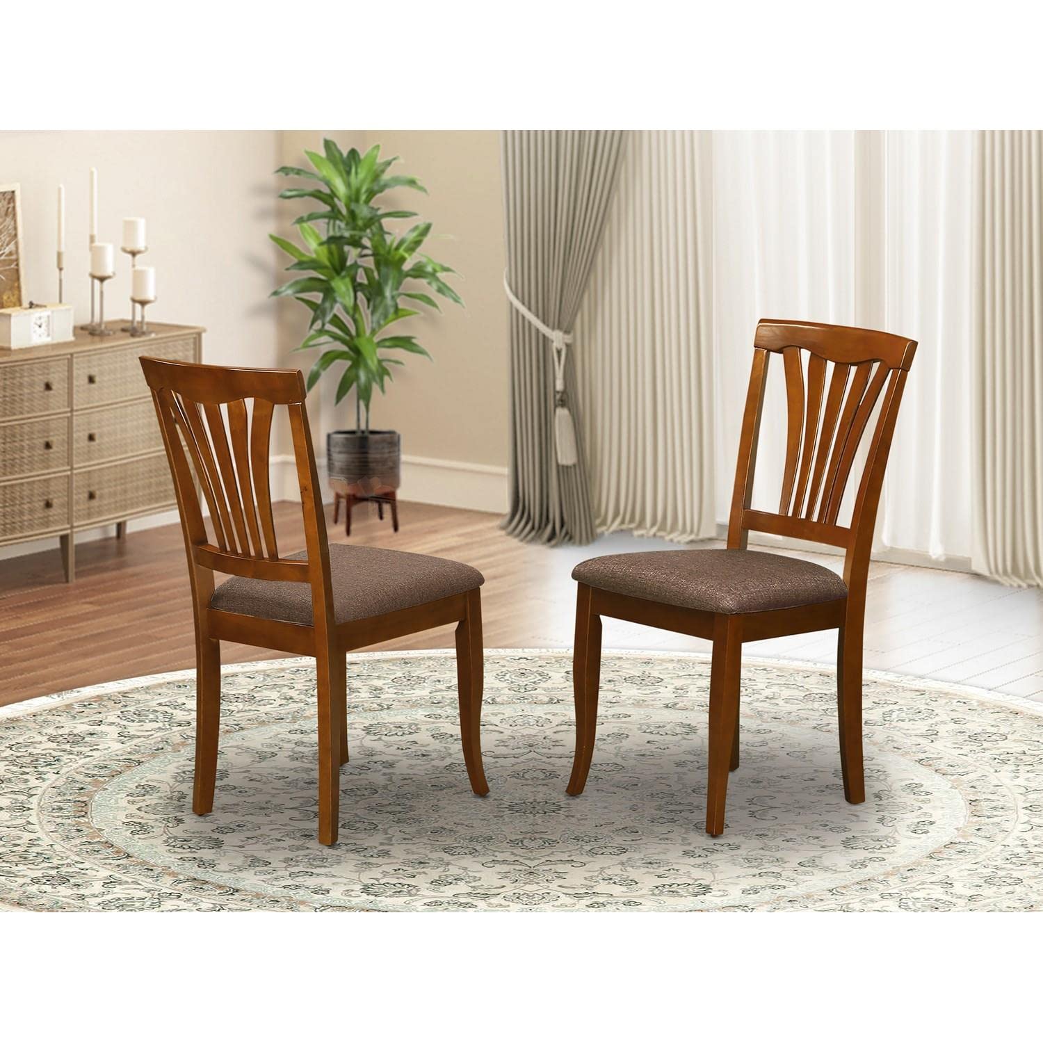 East West Furniture Avon Dining Chairs - Thumbnail 2