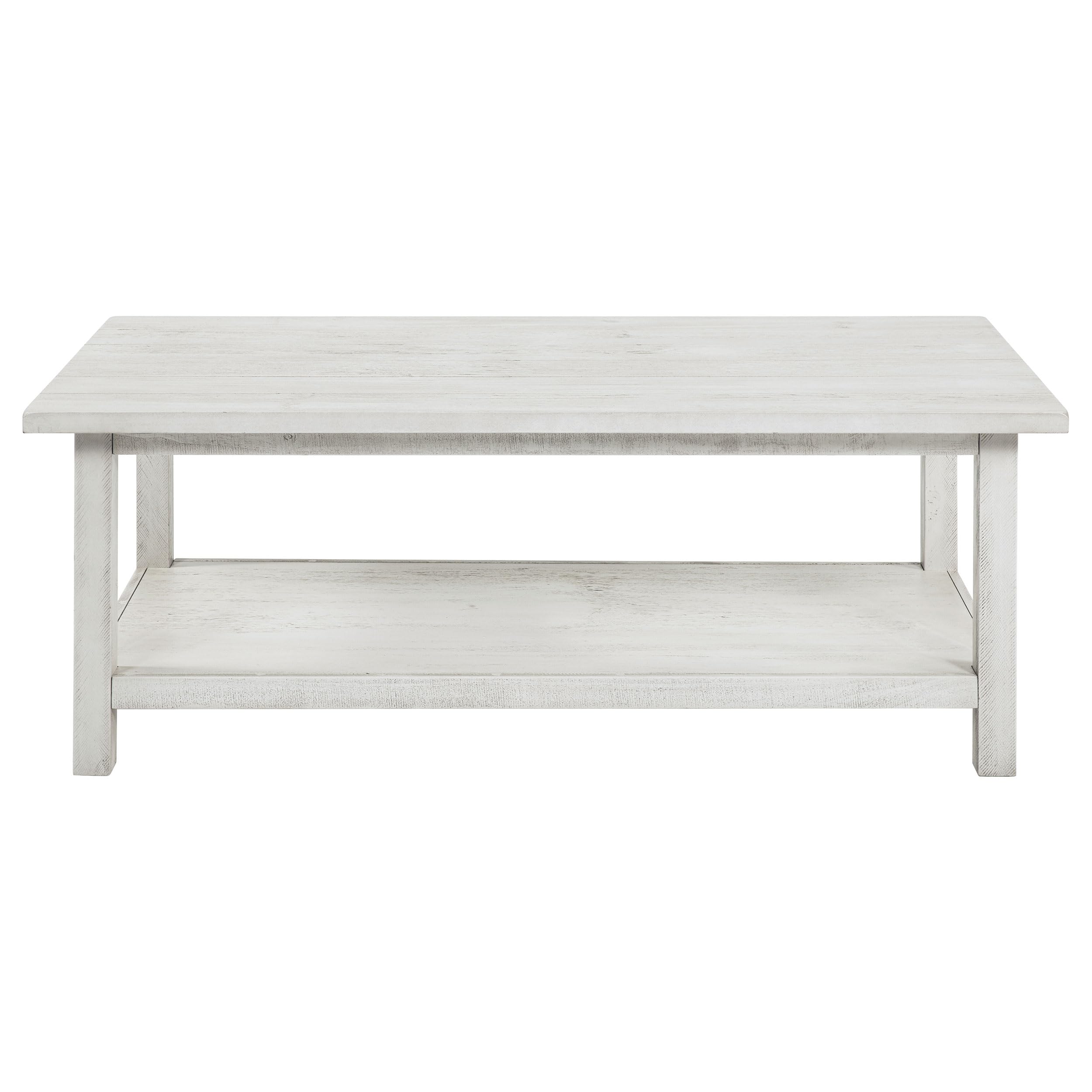 Coaster Home Furnishings Payne Wood Coffee Table with Shelf White