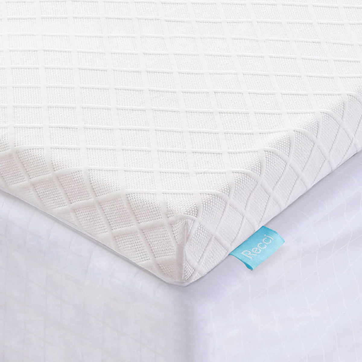 Recci 2 Inch King Size Mattress Topper, Memory Foam Mattress Topper, Pressure Relieving Mattress Topper For Back Pain, Mattress