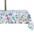 Ehousehome Outdoor Indoor 60X84 Inch Rectangle Tablecloth With Umbrella Hole And Zipper, Waterproof Zippered Patio Table Cloths,