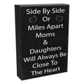 JennyGems Meaningful Gift for Mom From Daughter - Special Mother Decoration with Heartfelt Saying - Wooden Sign Plaque