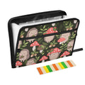 Zzkko 13 Pockets Expanding File Folder Cute Hedgehog And Mushrooms With Sticky Labels Accordion File Folder Document Organizer L