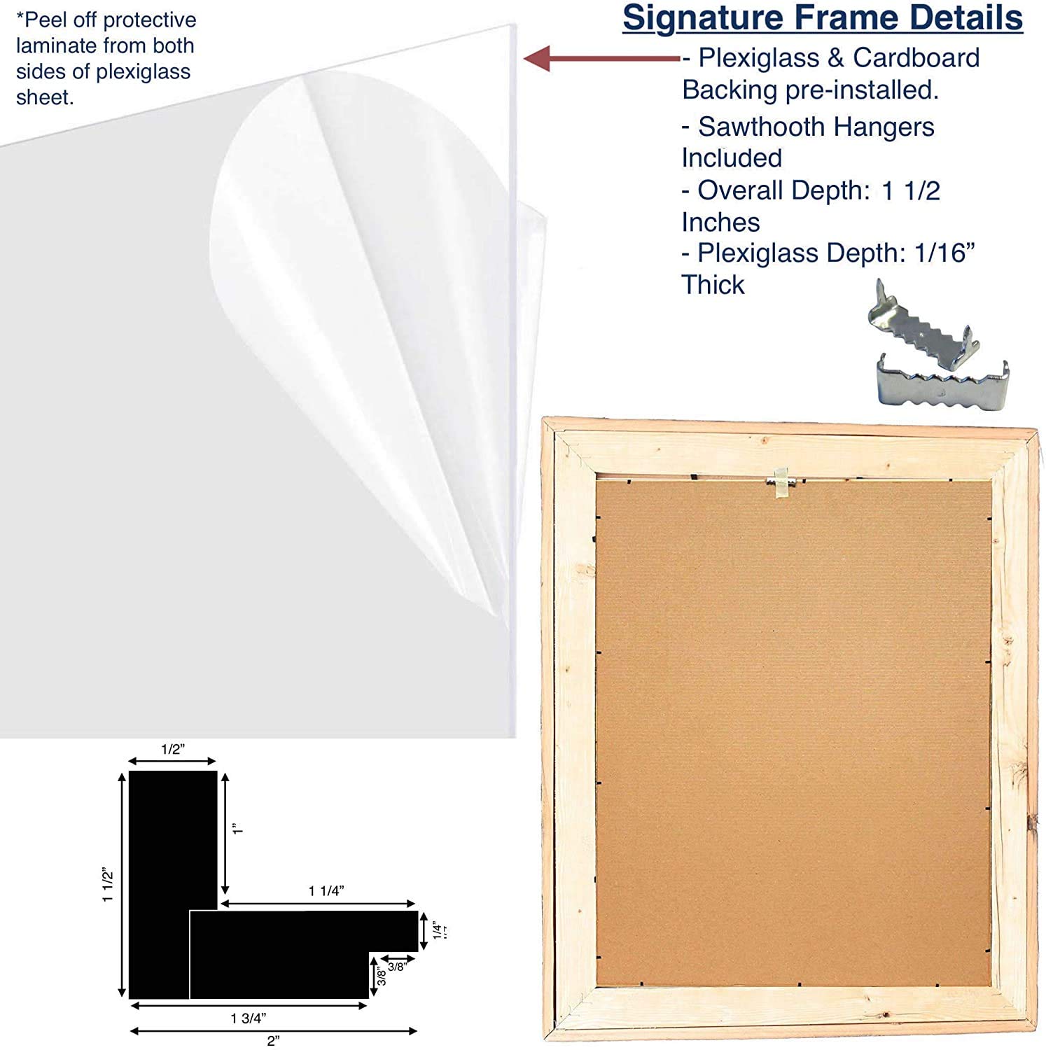 Barnwoodusa | Farmhouse Style Rustic 24X30 Picture Frame | Signature Molding | 100% Reclaimed Wood | Rustic | Espresso Brown
