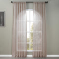 HPD Half Price Drapes Linen Sheer Curtains for Living Room & Bedroom 50 X 84, SHLNCH-J0108-84 (1 Panel) Open Weave Cinder Grey