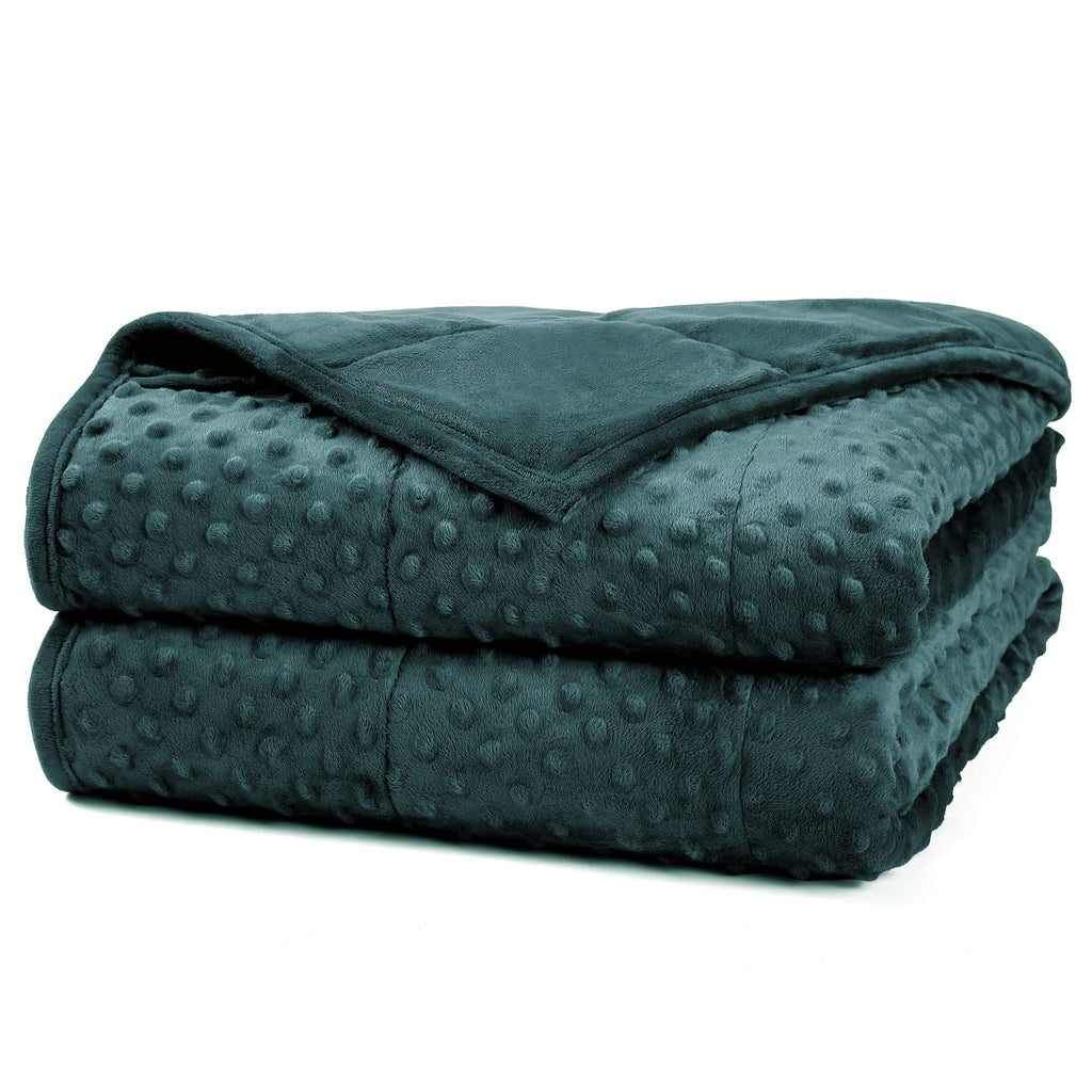 Alomidds Weighted Blanket, Luxury Velvet Weighted Blankets For Kids,Warm And Breathable Soft And Comfort Minky, Cute Heavy Blank