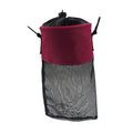 CALANDIS Mesh Clothespin Bag Stable Storage Bag for Household Wardrobe Indoor Outdoor Rose red | Clotheslines & Laundry Hangers 