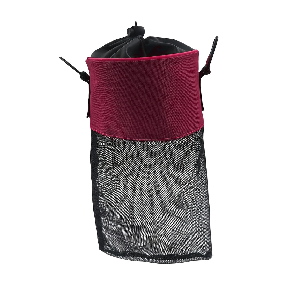 CALANDIS Mesh Clothespin Bag Stable Storage Bag for Household Wardrobe Indoor Outdoor Rose red | Clotheslines & Laundry Hangers 