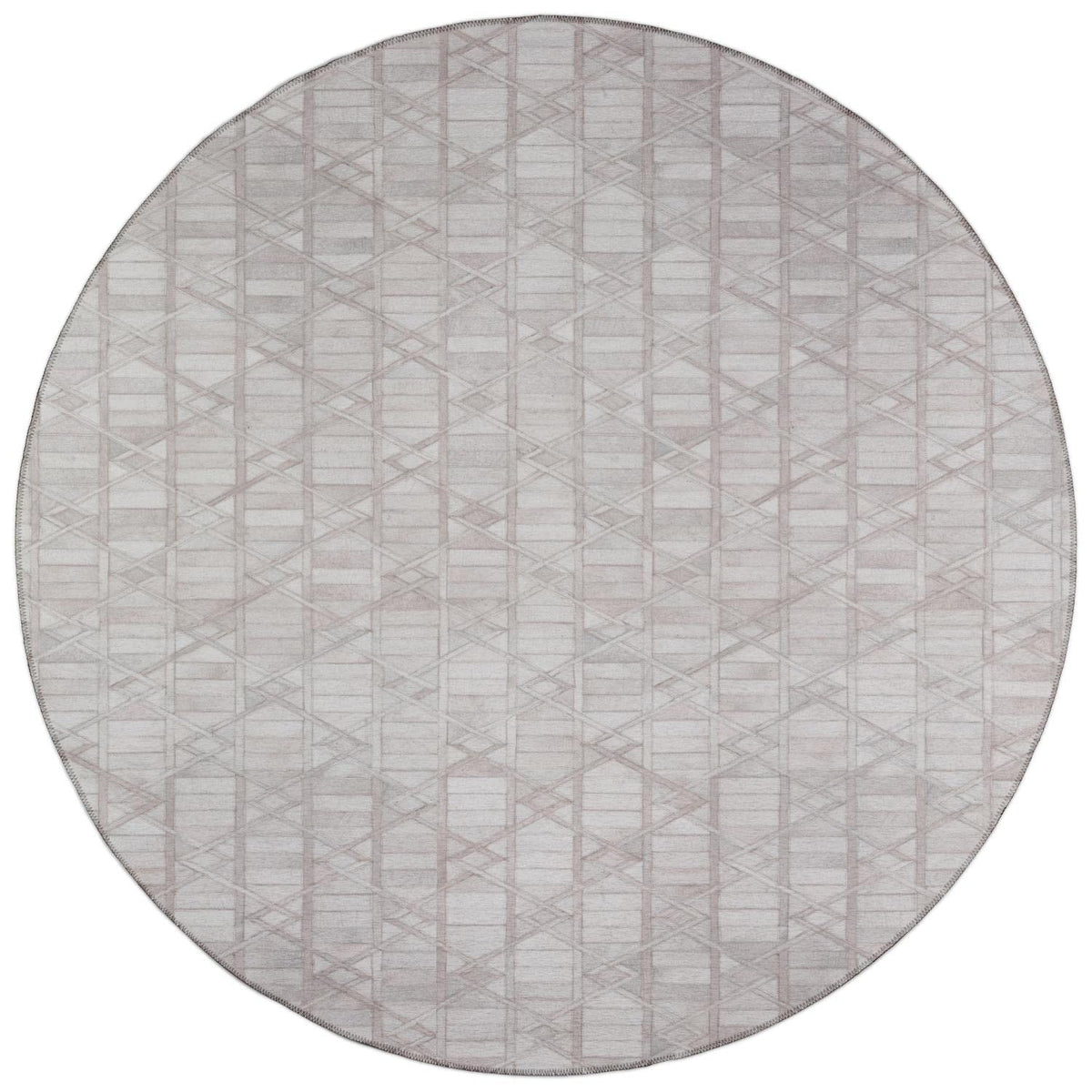 Dalyn Rugs Stetson Patchwork Faux Cowhide Ss4 Linen 10' X 10'