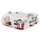 Berkshire Blanket Peanuts Velvetloft Cute Character Snoopy Plush Blanket,Peanuts Stripe Multi,King 90 In X 108 In (Official Pean